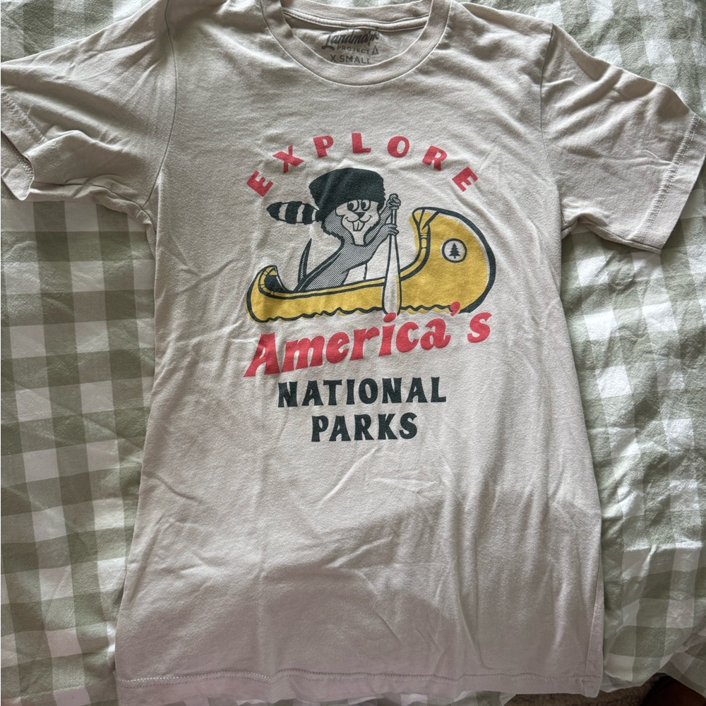 Explore America's National Parks Short Sleeve Tee - Light Pink